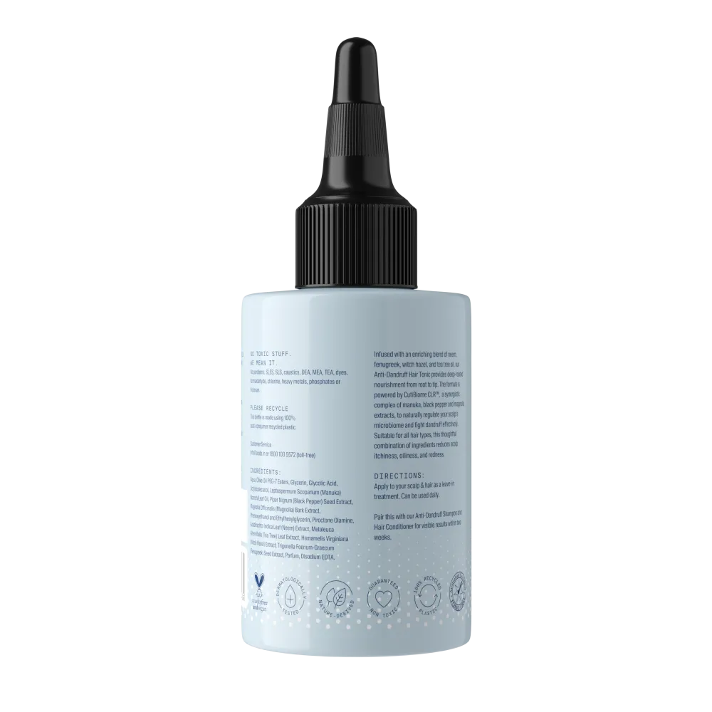 Arata Anti-Dandruff Serum (Tonic) for Women and Men | With Glycolic Acid & Piroctone Olamine | Up to 100% Dandruff Reduction | Reduces Flaking & Itching - AFL - Image 6