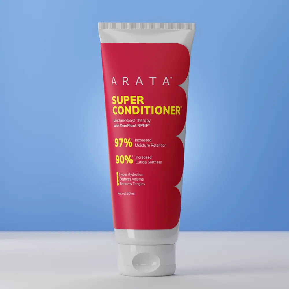 Vegan Keratin & Rice Water Super Conditioner for Dry, Frizzy & Damaged Hair - Travel Pack- 50ml BYOB