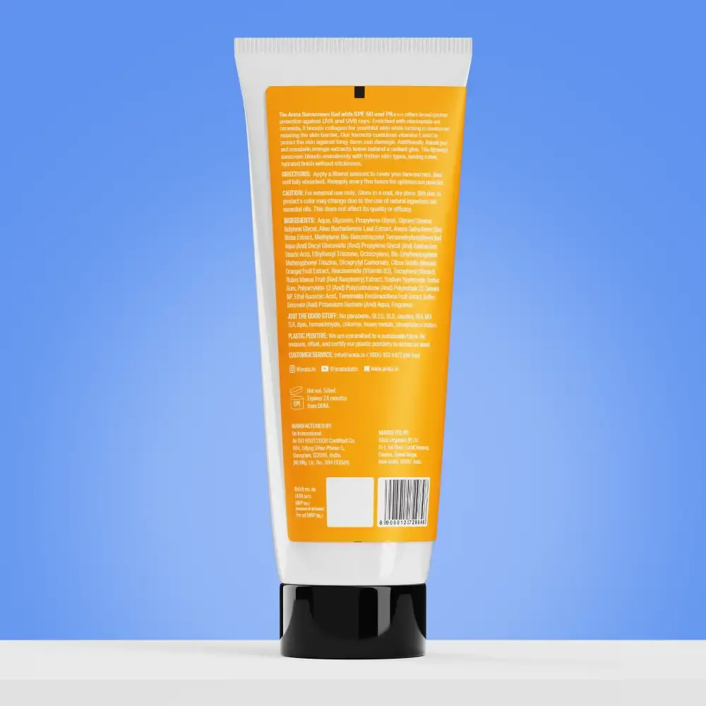 Sunscreen Gel with SPF 50, PA+++ (Pack of 3) - Image 9